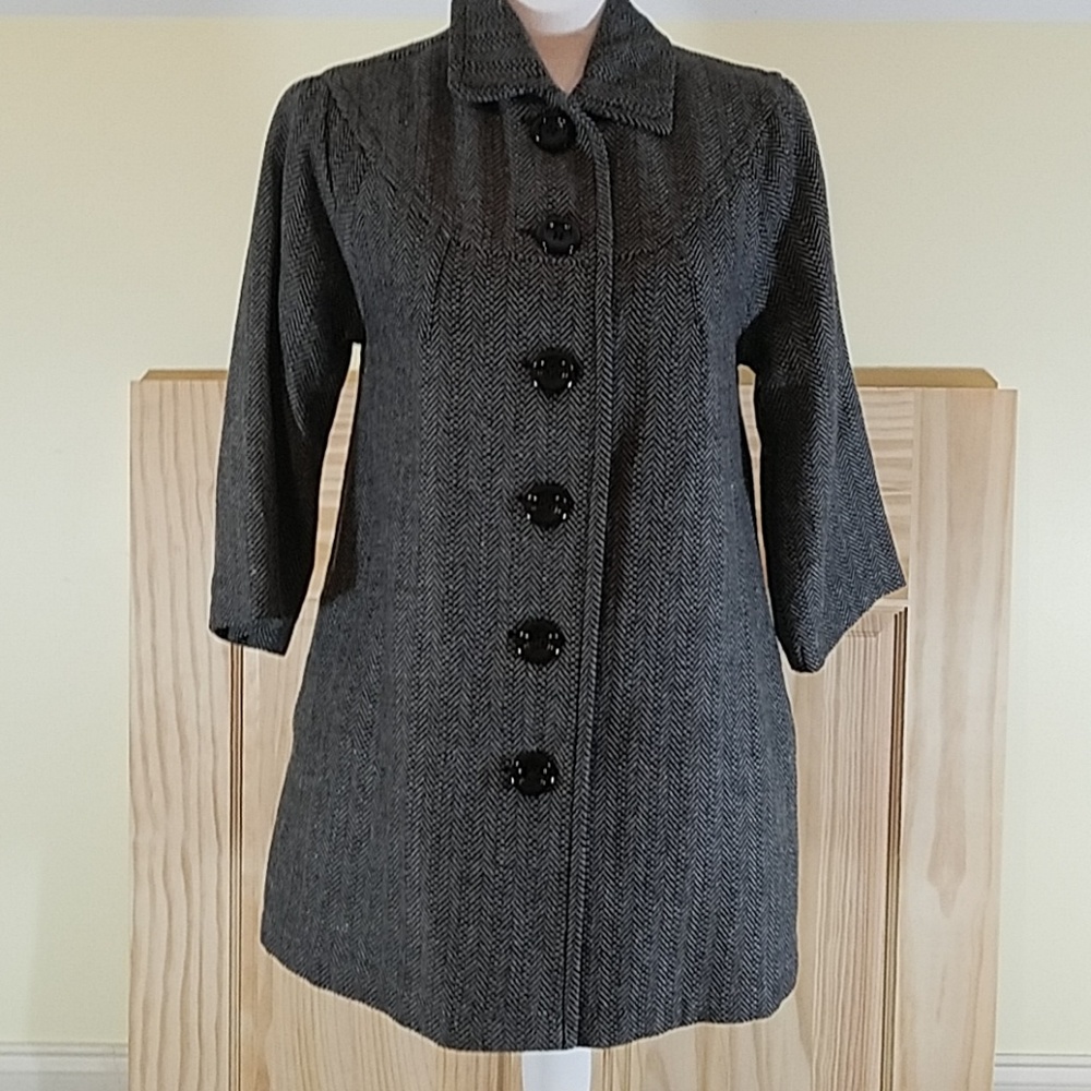 Ambition 3/4 Length Sleeve Pea Coat Size M